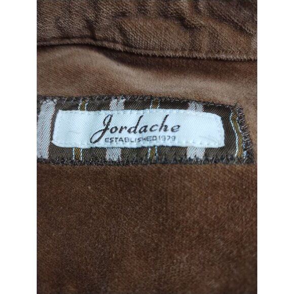 Jordache 3-Button Faux Suede Cropped Fitted Blazer M 80s Western Retro - Picture 5 of 7